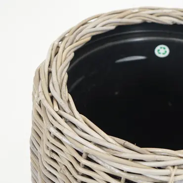 Drypot tina rotan d55h44cm bruin - afbeelding 4