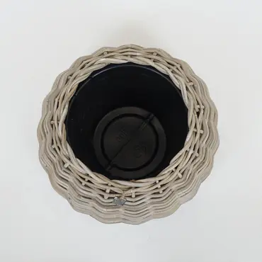 Drypot tina rotan d55h44cm bruin - afbeelding 2