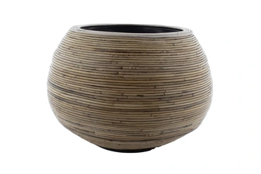 Drypot tina streep d57h44cm grijs
