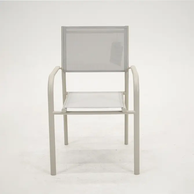 Duca loungestoel crème zijkant, vita, tuincentrumoutlet