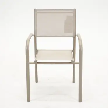 Duca loungestoel zand voorkant, vita, tuincentrumoutlet