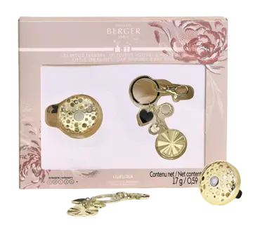 Duo set autoparfum incl. Sleutelornament goud - Liliflora (*), lampe berger, tuincentrumoutlet.com