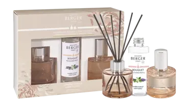 Duo set Ophélia Parfumsticks 80ml + Roomspray 50ml, lampe berger, tuincentrumoutlet.com