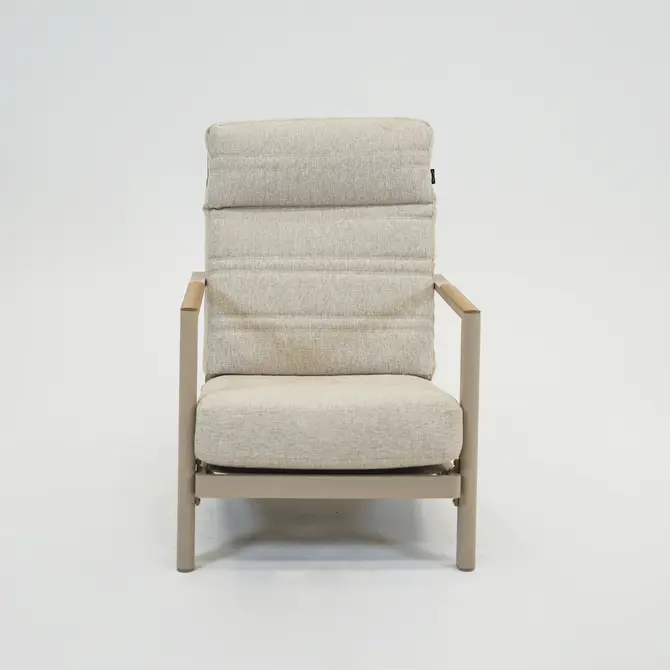 Duoset Hugo beige 2 stoelen met een koffietafel, VITA tuinmeubelen,Tuincentrumoutlet.com