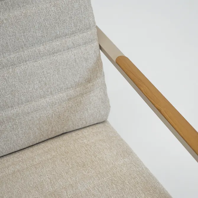 Duoset Hugo beige 2 stoelen met een koffietafel, VITA tuinmeubelen,Tuincentrumoutlet.com