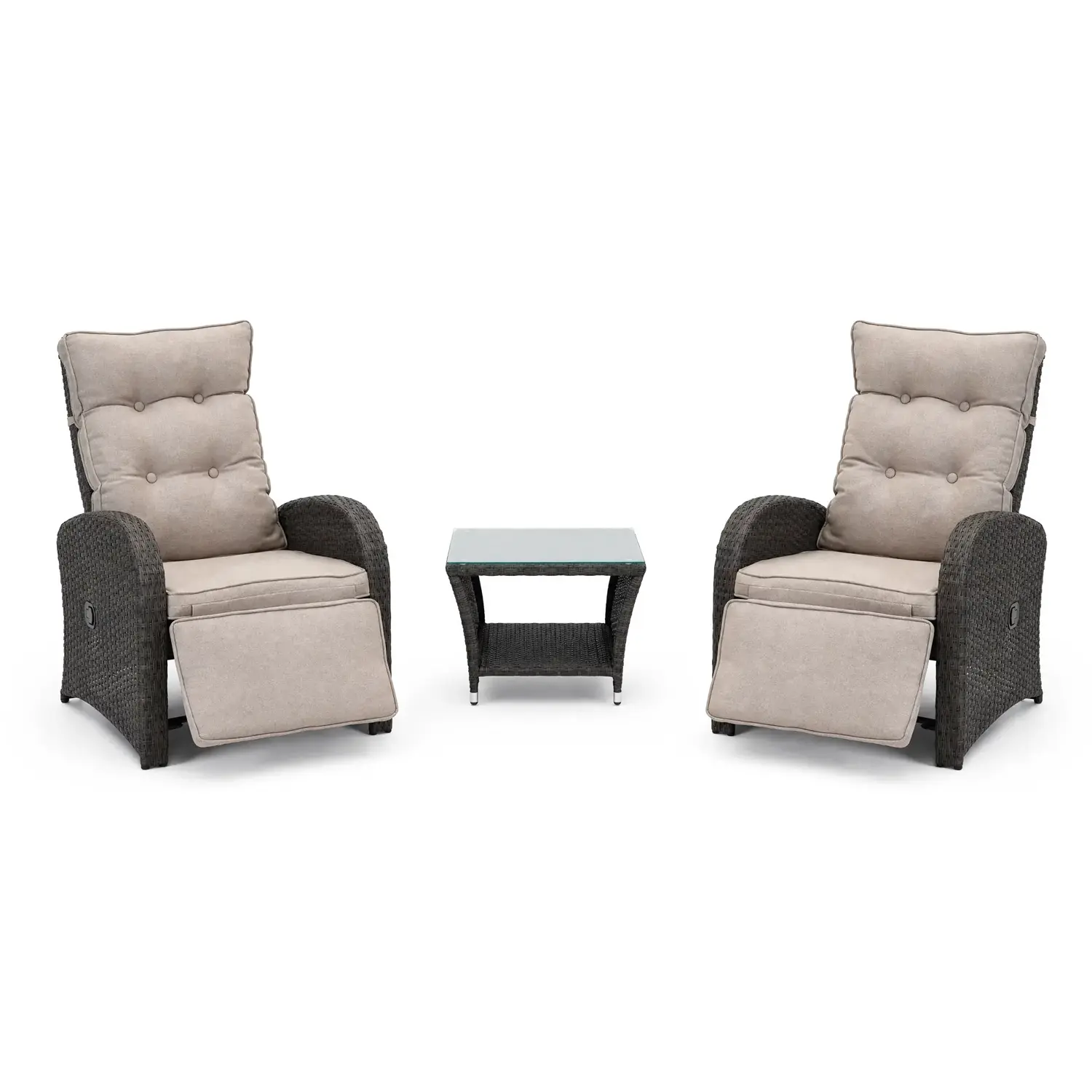 Duoset Melia met beige kussen