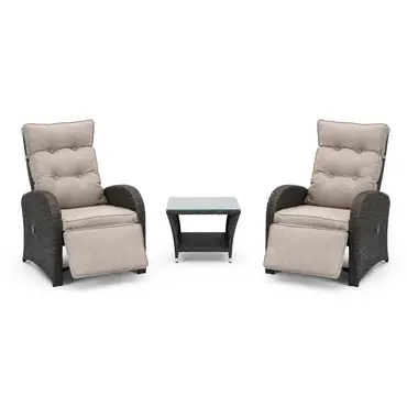 Duoset Melia met beige kussen - afbeelding 1