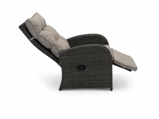 Duoset Melia met beige kussen stoel zij verstelbaar, Vita, tuincentrumoutlet.com