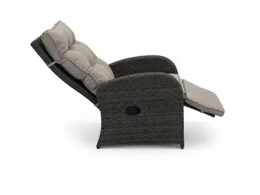 Duoset Melia met beige kussen stoel zij verstelbaar, Vita, tuincentrumoutlet.com