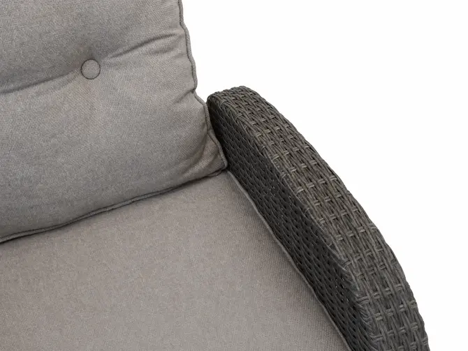 Duoset Melia met beige kussen details stoel, Vita, tuincentrumoutlet.com