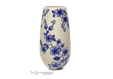 DUTCH BLUE 11 VASE 16X29CM, Luimes_Luimes, tuincentrumoutlet.com