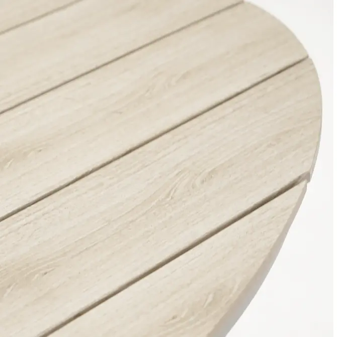 Edison tafel Ø148 cm taupe/teak - afbeelding 3