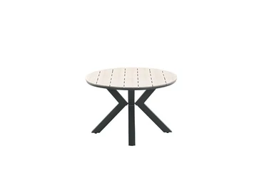 Edison tafel 180x115xH75 cm blacklight teak achterkant, Garden Impressions, tuincentrumoutlet.com
