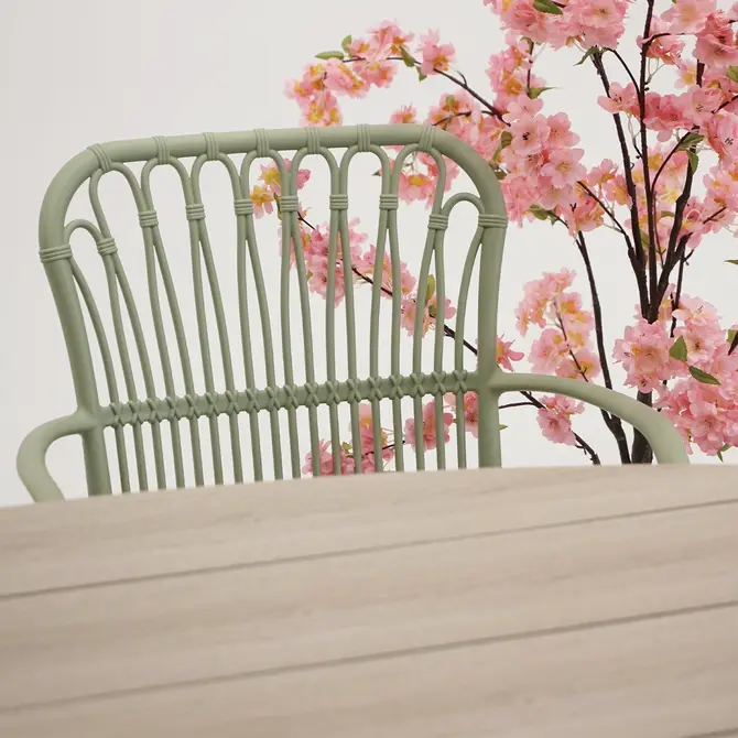 Edison tafel 220x115xH75 cm zwartteak sfeer, Garden Impressions, tuincentrumoutlet.com