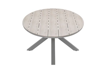 Edison tafel 280x140xH75 cm taupelight teak bovenkant, Garden Impressions, tuincentrumoutlet.com