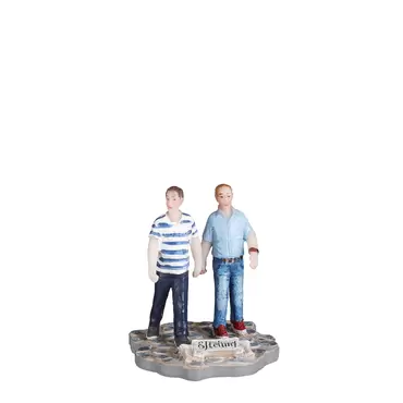 LUVILLE EFTELING Bezoekers wandelen ih park h6.5cm, Luville Efteling, tuincentrumoutlet