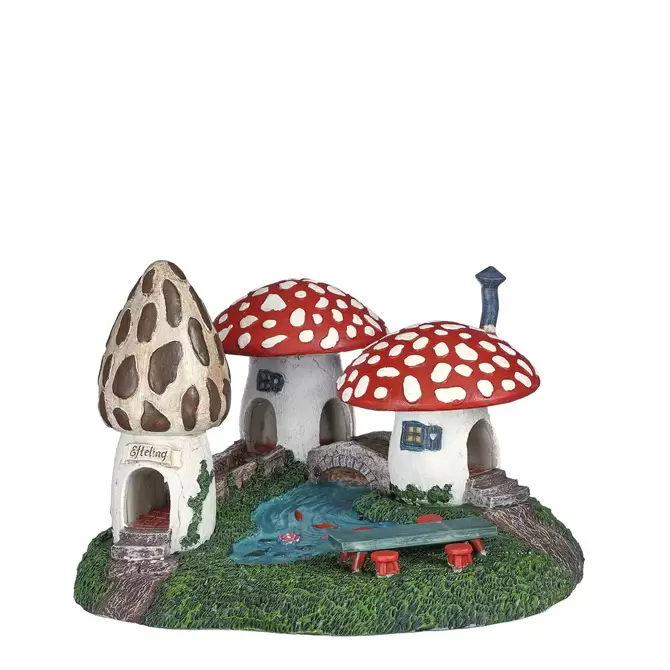 LUVILLE EFTELING Paddenstoelenparcours d19.5h13.5cm, Luville Efteling, tuincentrumoutlet