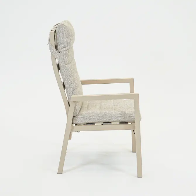 Elba verstelbare stoel beige zij, Sens-Line, Tuincentrumoutlet.com