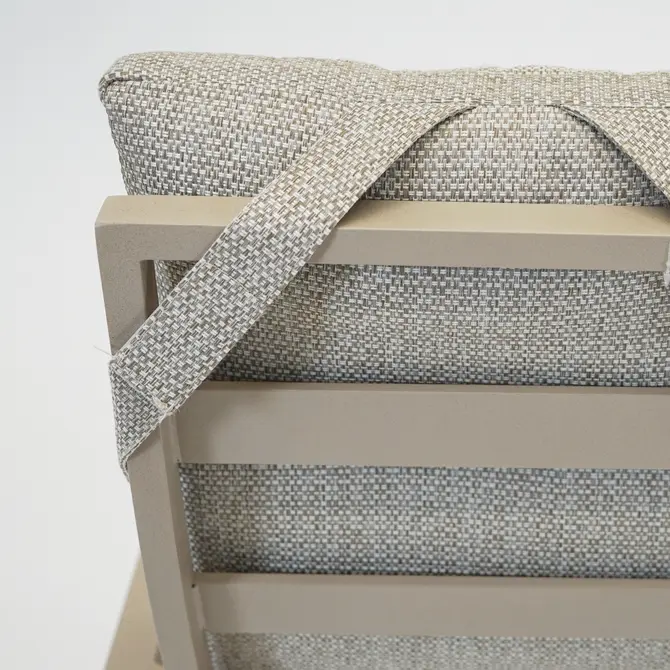 Elba verstelbare stoel beige kussen, Sens-Line, Tuincentrumoutlet.com
