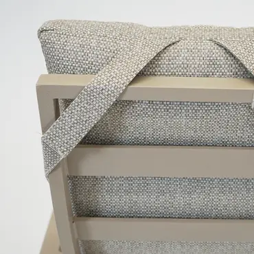Elba verstelbare stoel beige kussen, Sens-Line, Tuincentrumoutlet.com