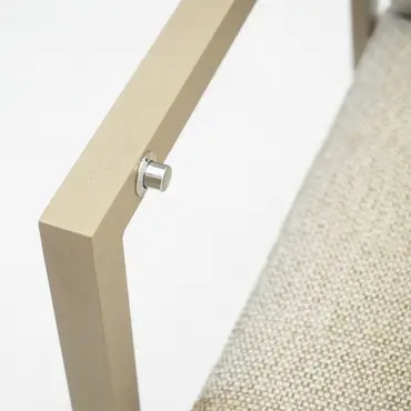 Elba verstelbare stoel beige knopje, Sens-Line, Tuincentrumoutlet.com