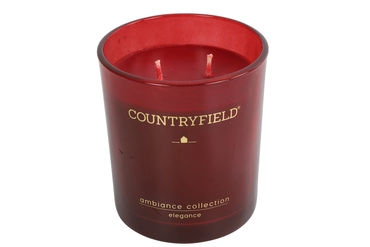 Elegance Geurkaars ro M rood, Countryfield, Tuincentrumoutlet