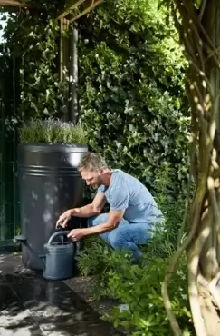 Elho Green Basics Regenton 200 Liter Zwart - afbeelding 6