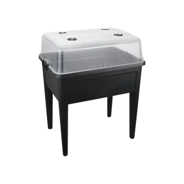 Elho Kweektafel green basic super xxl living black met deksel, Elho, tuincentrumoutlet.com