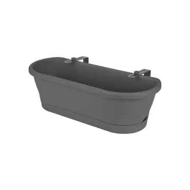 Elho Pot corsica easy balcony d60cm antraciet - afbeelding 1