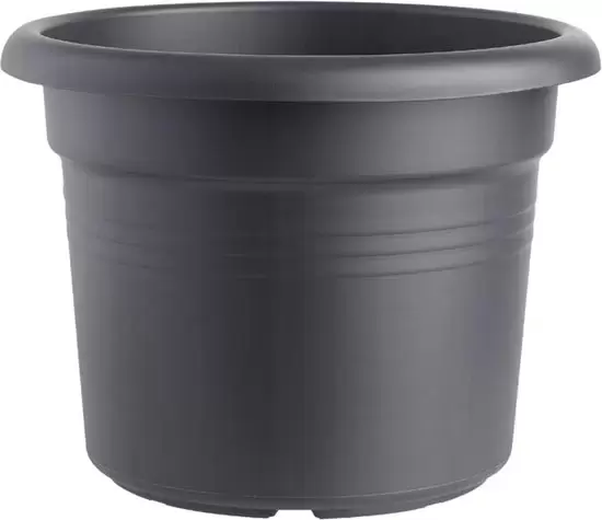 Elho Pot green basic cilinder 55cm zwart - afbeelding 1