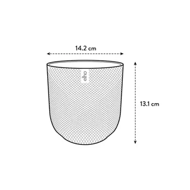 ELHO Pot jazz 14cm zijdewit afmetingen, Elho, tuincentrumoutlet