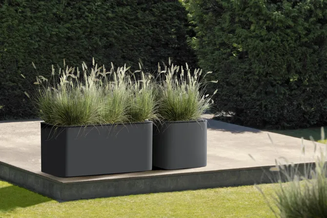 Pot jive terras l80cm antraciet setfoto, Elho, tuincentrumoutlet.com