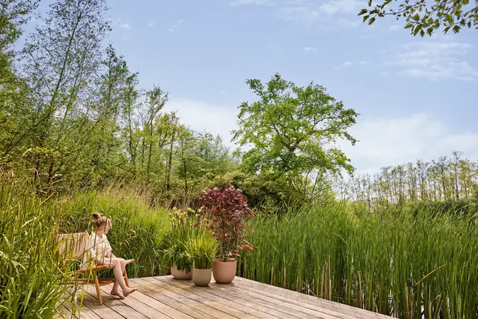 ELHO Pot sereh d47cm scandinavisch groen sfeerbeeld, Elho, tuincentrumoutlet.com