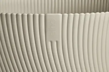 Pot sereh d60cm paddenstoel beige detail, Elho, tuincentrumoutlet.com