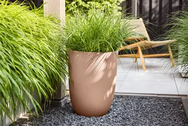 Pot sereh hg d40cm koele klei sfeerfoto, Elho, tuincentrumoutlet.com