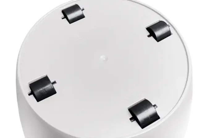 brussels rond wielen 40cm wit onderkant, Elho, tuincentrumoutlet