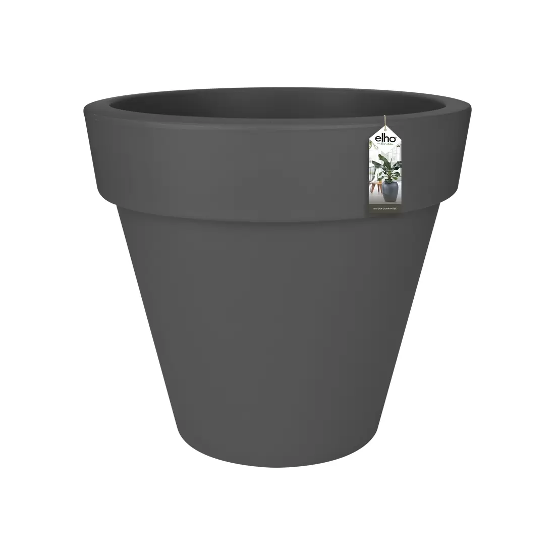 Elho Pure Round 100 Antraciet Zwart Bloempot Pot Tuincentrum Outlet