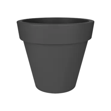 Elho Pure Round 60 Antraciet Zwart Bloempot Pot