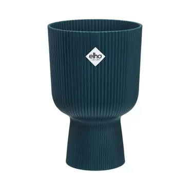 Elho Vibes Fold Coupe 14 Diepblauw Blauw Bloempot Pot