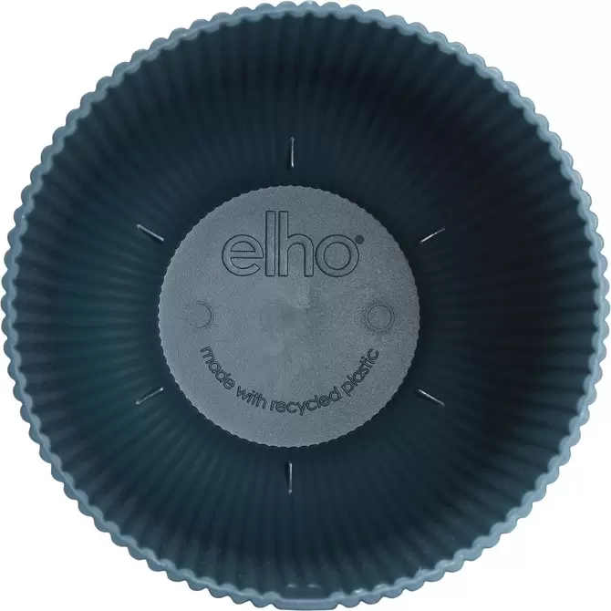 Pot vibes fold coupe d14cm blauw binnenkant, Elho, tuincentrumoutlet