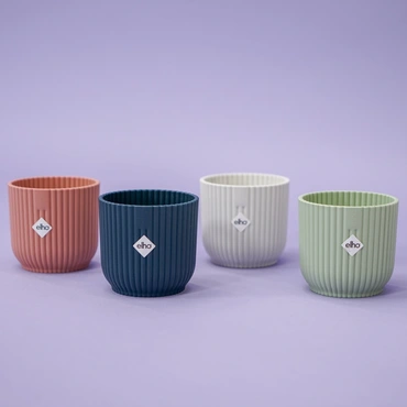 Elho Vibes Fold Mini Rond 7 Zijdewit Wit Bloempot Pot - afbeelding 7