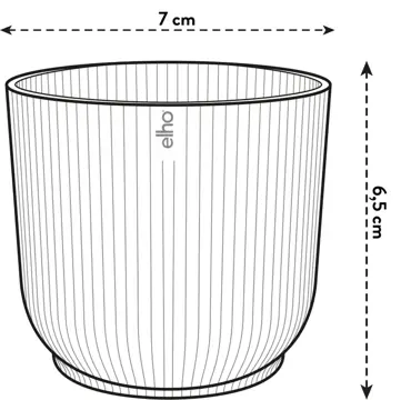 vibes fold rond mini 7cm zijdewit afmetingen, Elho, tuincentrumoutlet