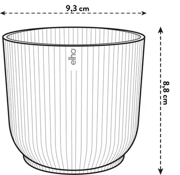 ibes fold rond mini 9cm diepblauw afmetingen, Elho, tuincentrumoutlet