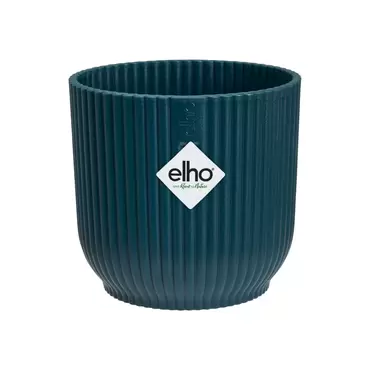 Elho Vibes Fold Rond 11 Diepblauw Blauw Bloempot Pot
