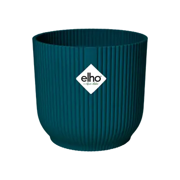 Elho Vibes Fold Rond 14 Diepblauw Blauw Bloempot Pot