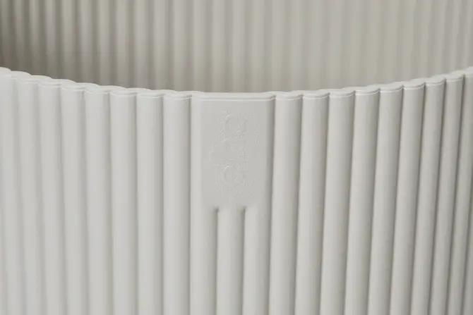 Pot vibes fold Ø30cm zijdewit detail, Elho, tuincentrumoutlet