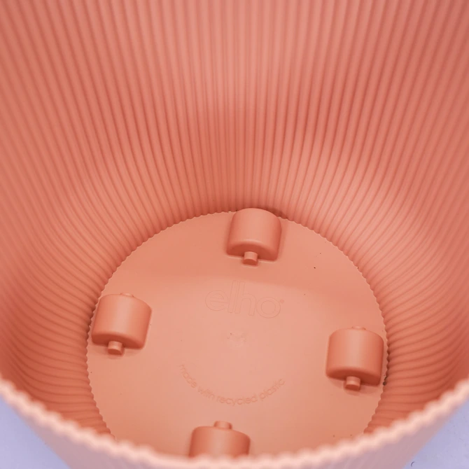 Elho Vibes Fold Rond 35 Delicaat Roze Wielen Bloempot Pot - afbeelding 2