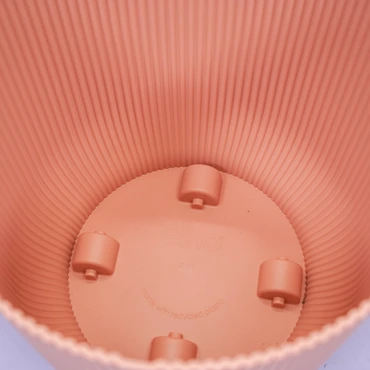 Elho Vibes Fold Rond 35 Delicaat Roze Wielen Bloempot Pot - afbeelding 2