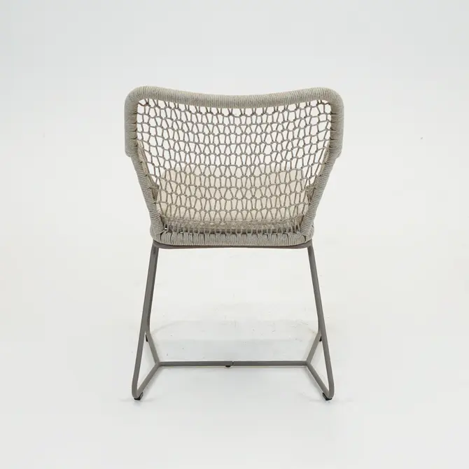 Emilia eetstoel beige achter, Vita tuinmeubelen, Tuincentrumoutlet.com