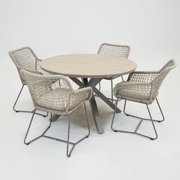 Emilia eetstoel beige sfeer, Vita tuinmeubelen, Tuincentrumoutlet.com